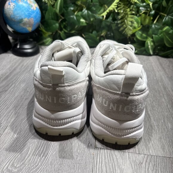 Municipal Origin Sneakers Shoes Men\'s Size 13/13.5 Triple White Mark Wahlberg main image 10